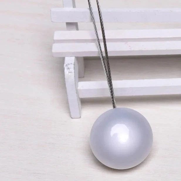 Embrasse rideau à aimant coloré Argent L'atelier Rideau